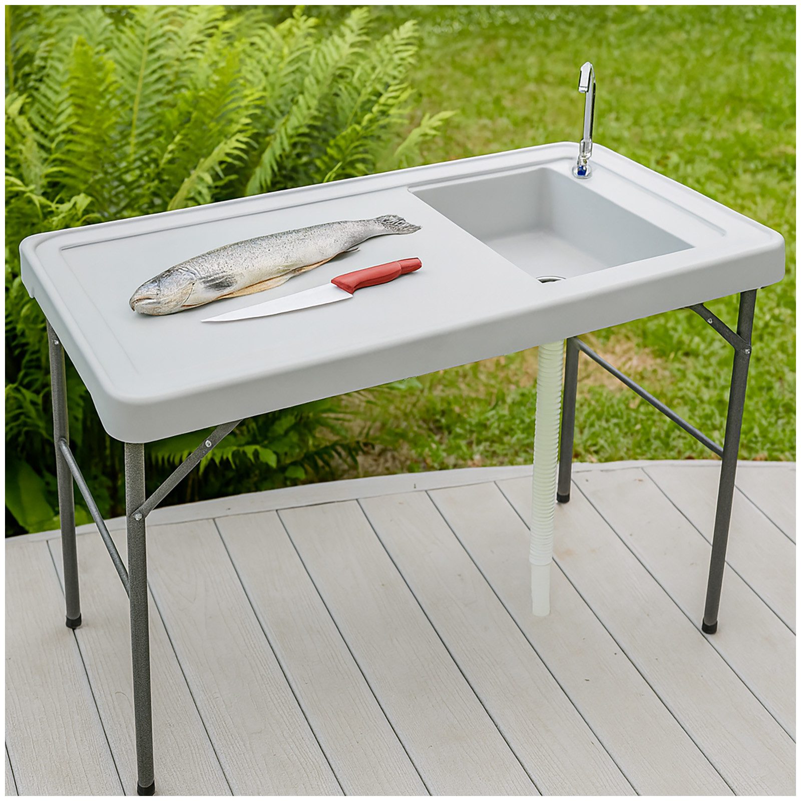 HTI-Living Campingtisch Fischreinigungstisch klappbarer Filetiertisch (Stüc günstig online kaufen