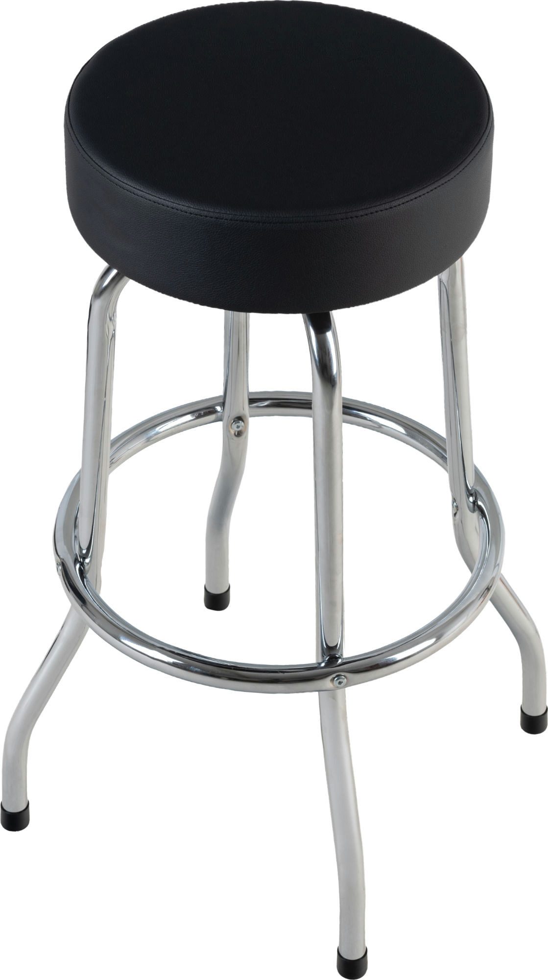 Rocktile Sitzhocker Rocktile Barstool Gitarrenhocker Large, Höhe: 77 cm, Fußstütze 29,5 cm Höhe, drehbare Kunstleder-Sitzfläche