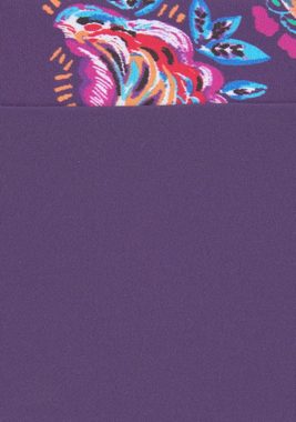 Vivance Bügel-Bandeau-Bikini mit lilafarbenem Paisleyprint