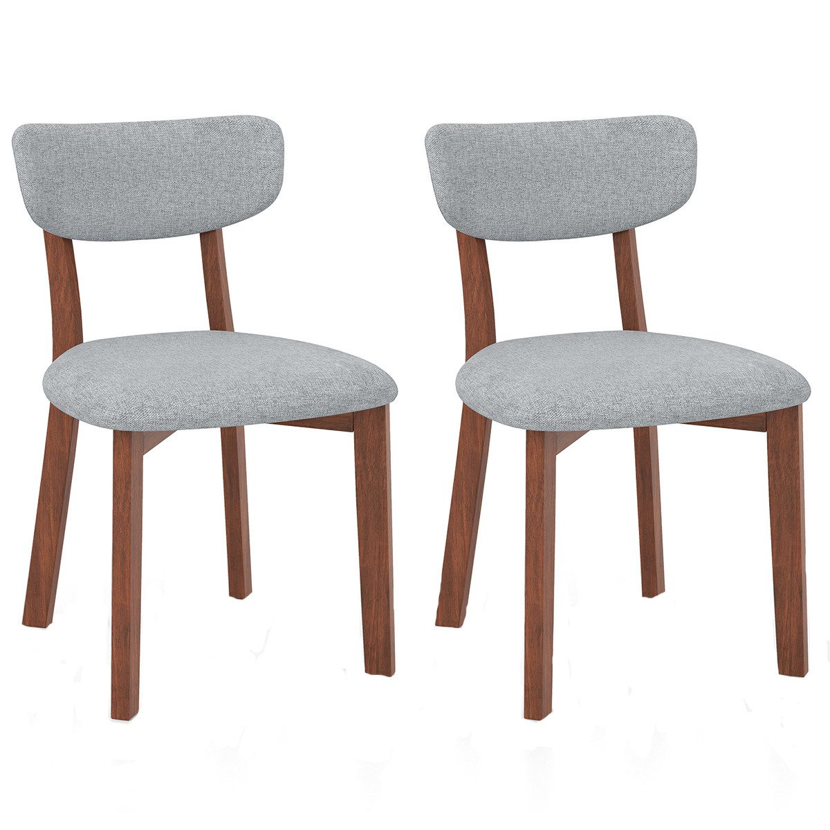 COSTWAY Esszimmerstuhl, 2er Set, gepolstert, mit günstig online kaufen