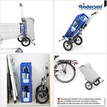 Andersen Einkaufstrolley Royal Shopper Tyra leo, klappbare Ladefläche, belastbar bis 50kg, wasserabweisend