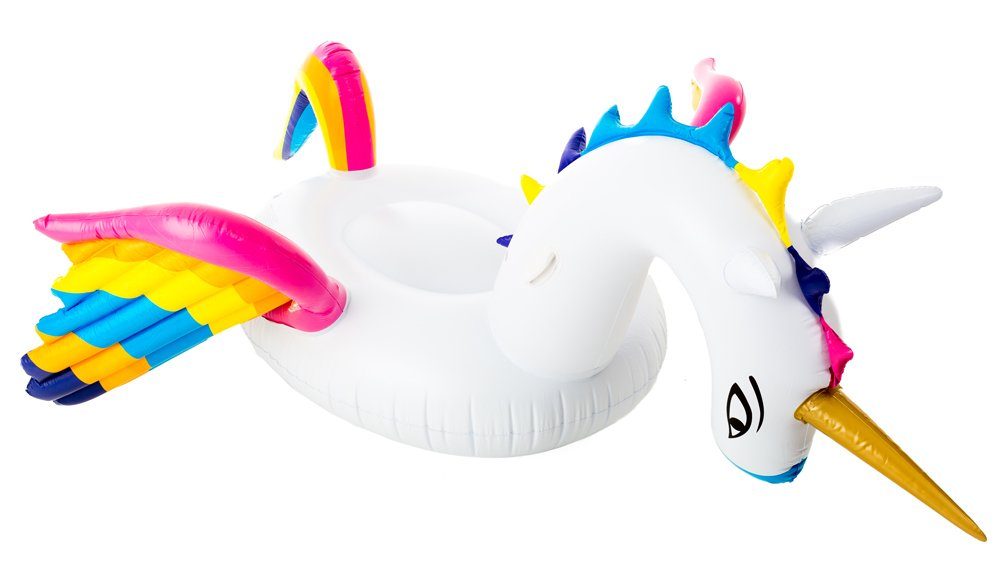 DIDAK POOL Luftmatratze XXL Schwimmtier Regenbogen günstig online kaufen