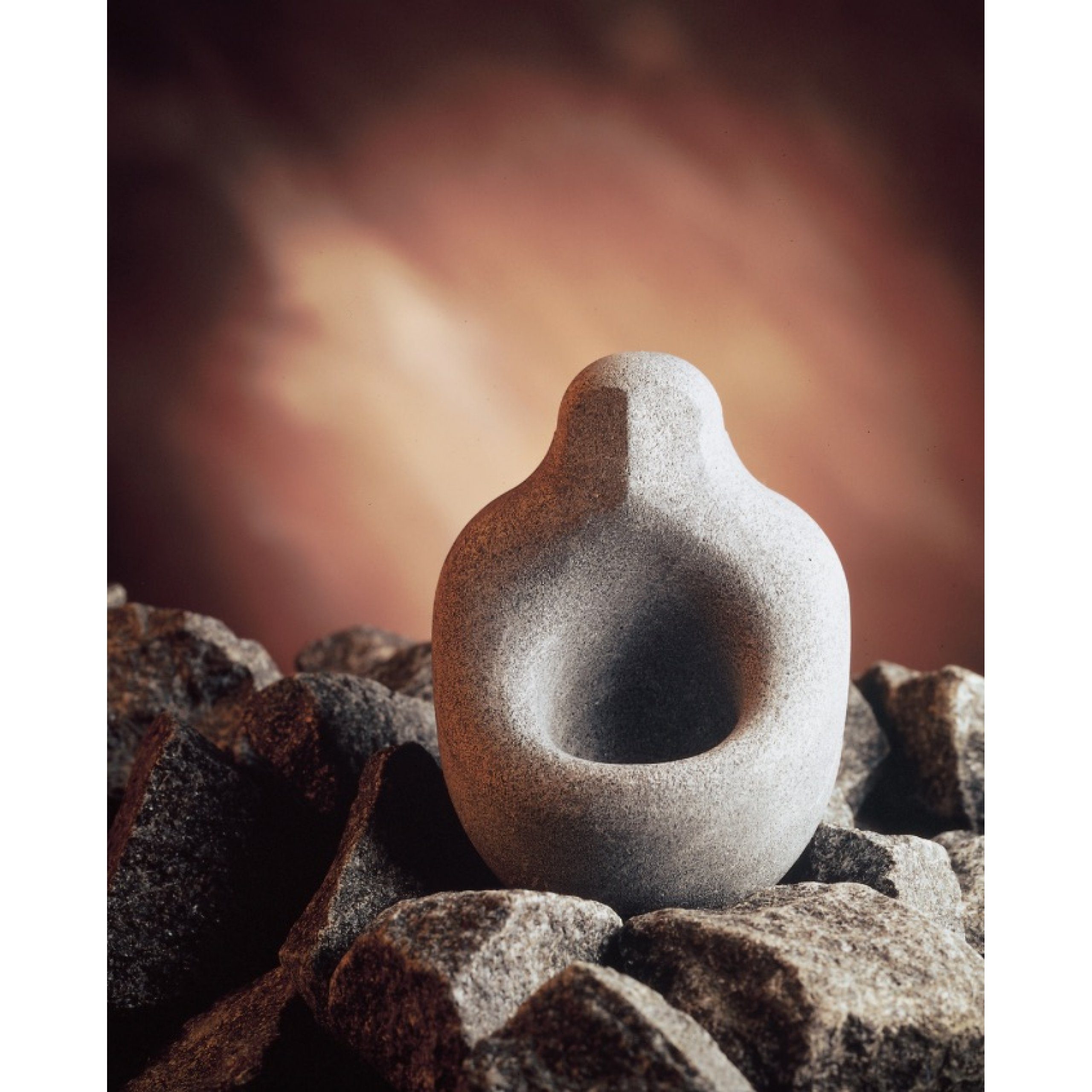 HUKKA Design Aufgusstopf Hukka Design Aromaschale Löylynhenki Saunageist aus Speckstein für