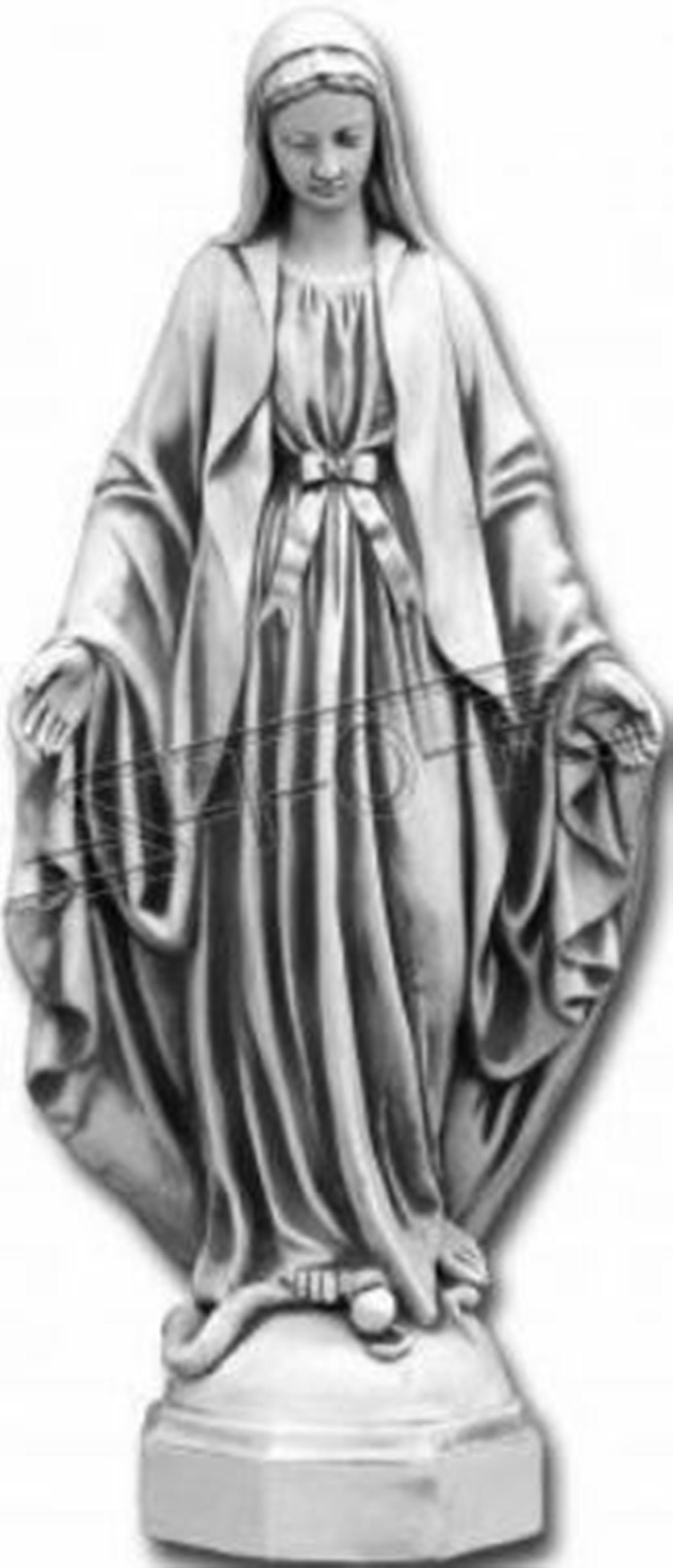 100cm Statue S101189 Heilige Maria JVmoebel Jesus Mutter Grab Skulptur Garten Deko Figur Skulptur