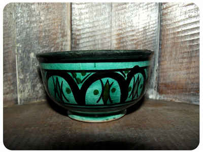SIMANDRA Schüssel Orientalische marokkanische Keramikschüssel, Keramik, (klein, 1-tlg), handarbeit