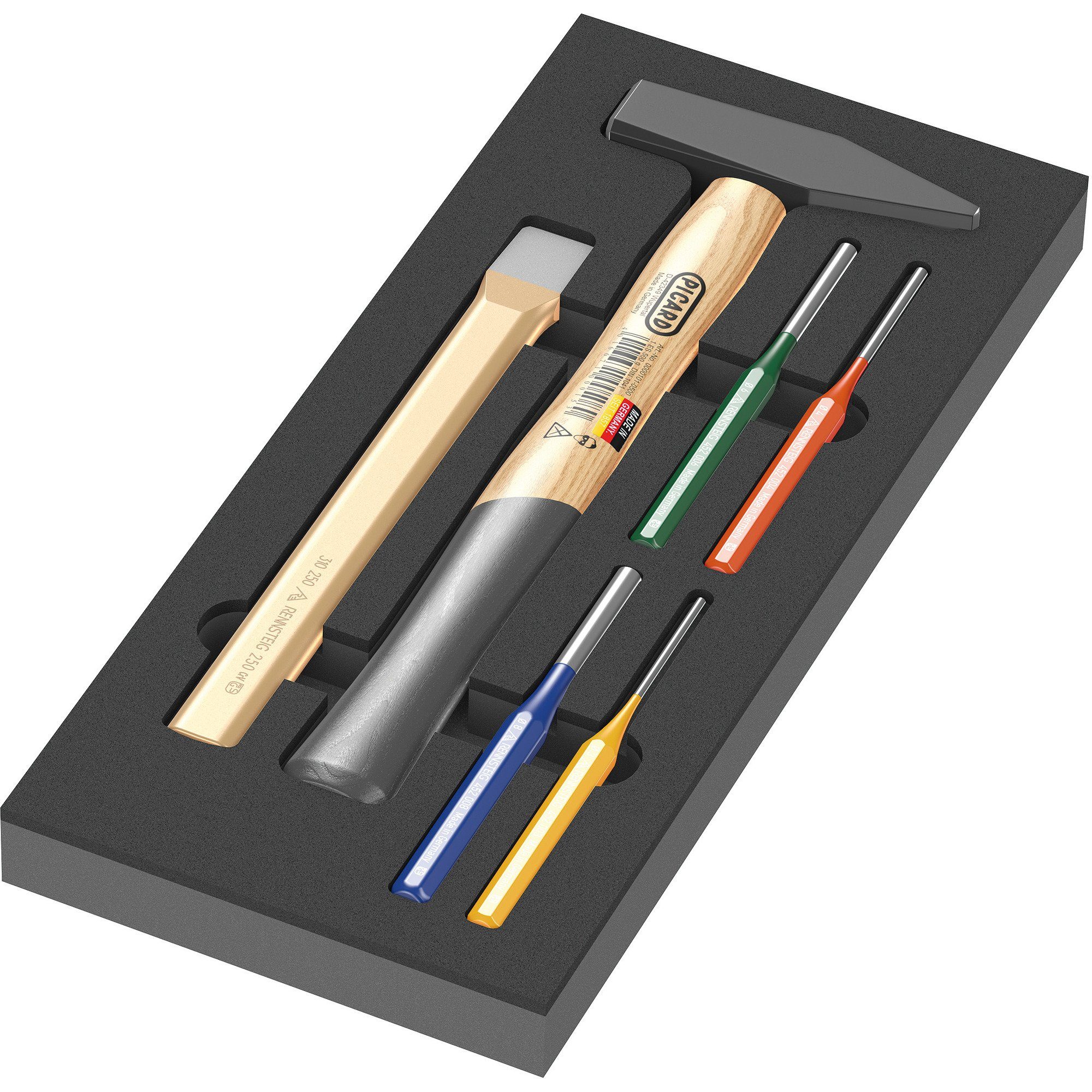Wera Werkzeugbox Wera 9782 Schaumstoffeinlage Hammer-Set 1