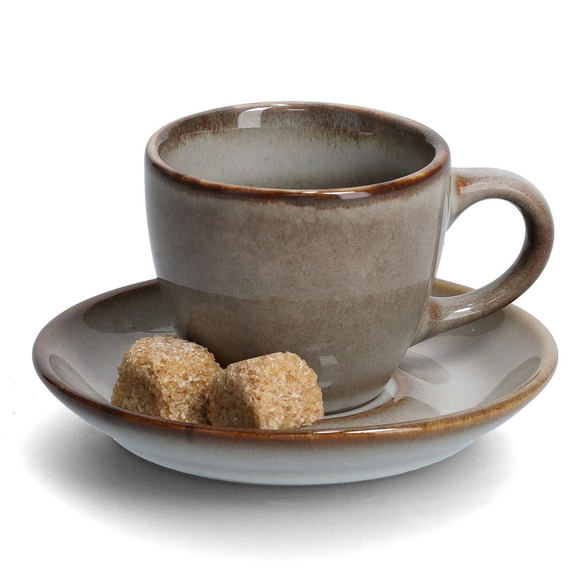 Zeller Present Badaccessoire-Set Espresso-Set, 8-tlg., Keramik, günstig online kaufen