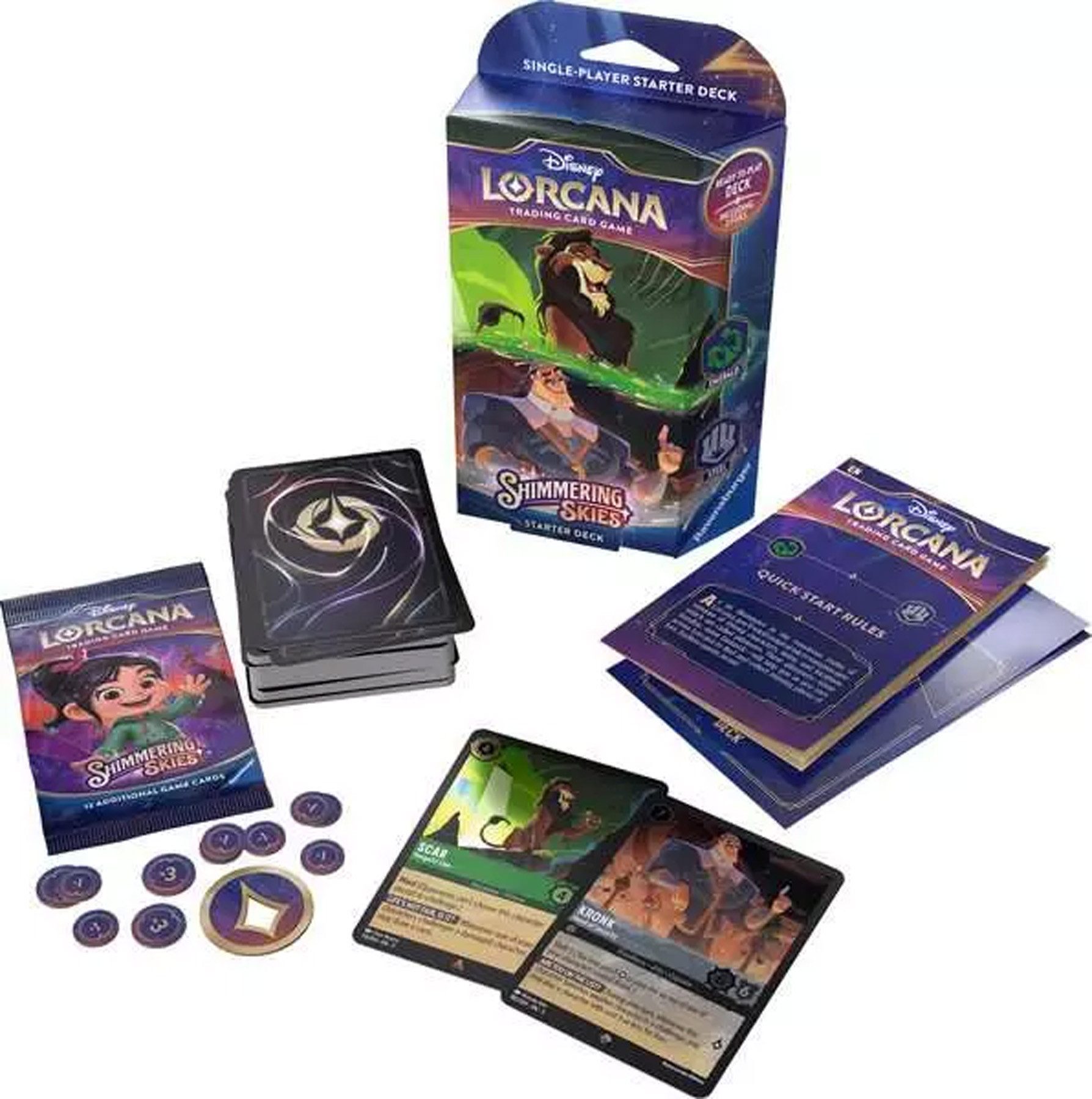 Ravensburger Sammelkarte Himmelsleuchten - Deck Emerald and Steel (EN)