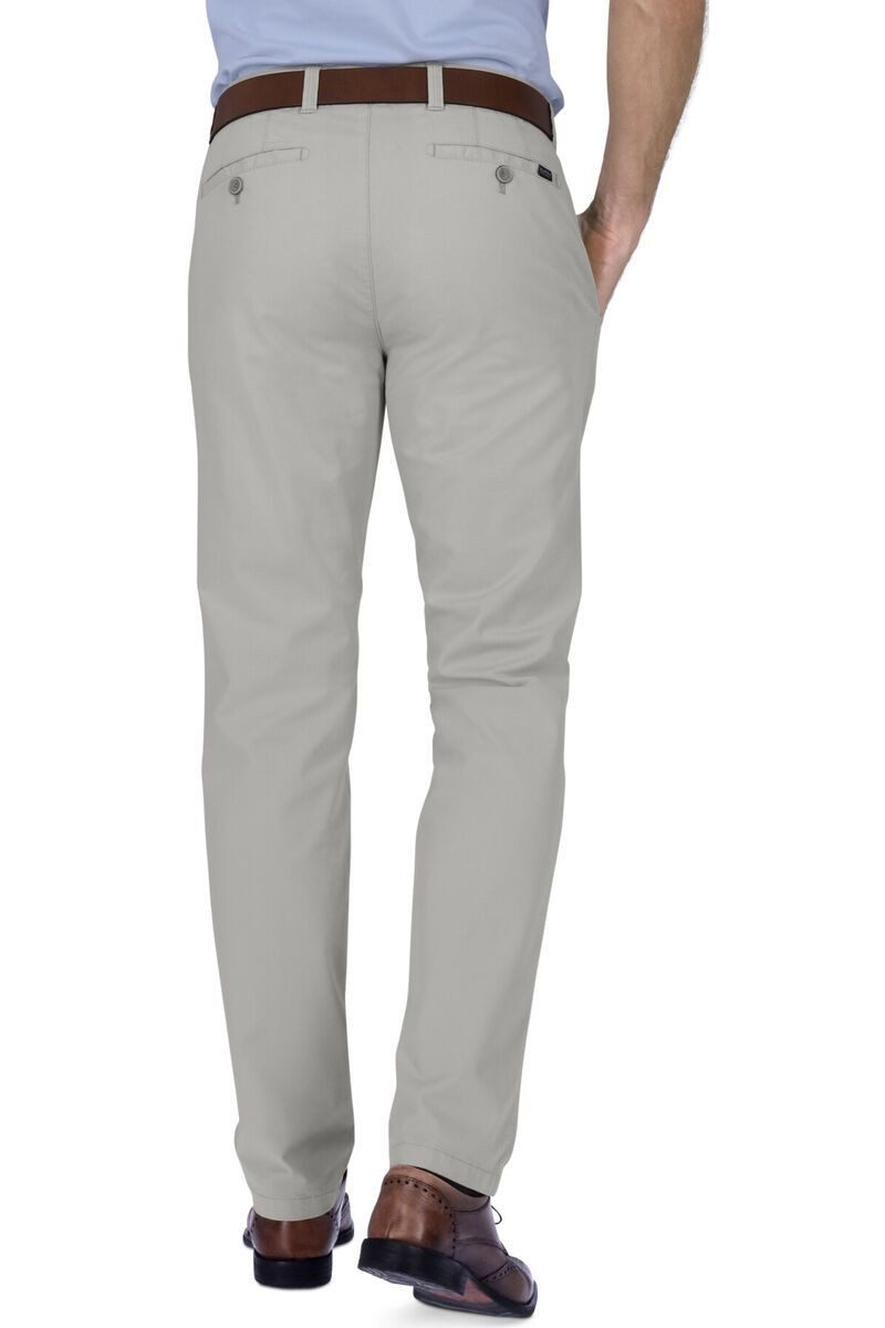 EUREX by BRAX Stoffhose Baumwoll-Stretch- Hose Jim hellgrau