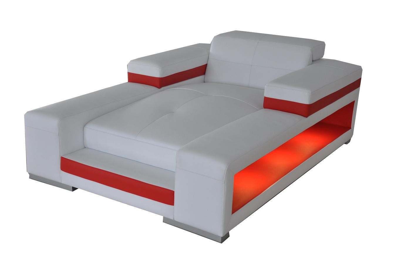 JVmoebel Chaiselongue Modern Leder Komfort Liegen Liegesessel Relaxliege Chaiselongue Liege, Made in Europa