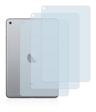 BROTECT flexible Panzerglasfolie für Apple iPad Mini 4 2015 (Rückseite), Displayschutzglas, 3 Stück, Schutzglas Glasfolie klar