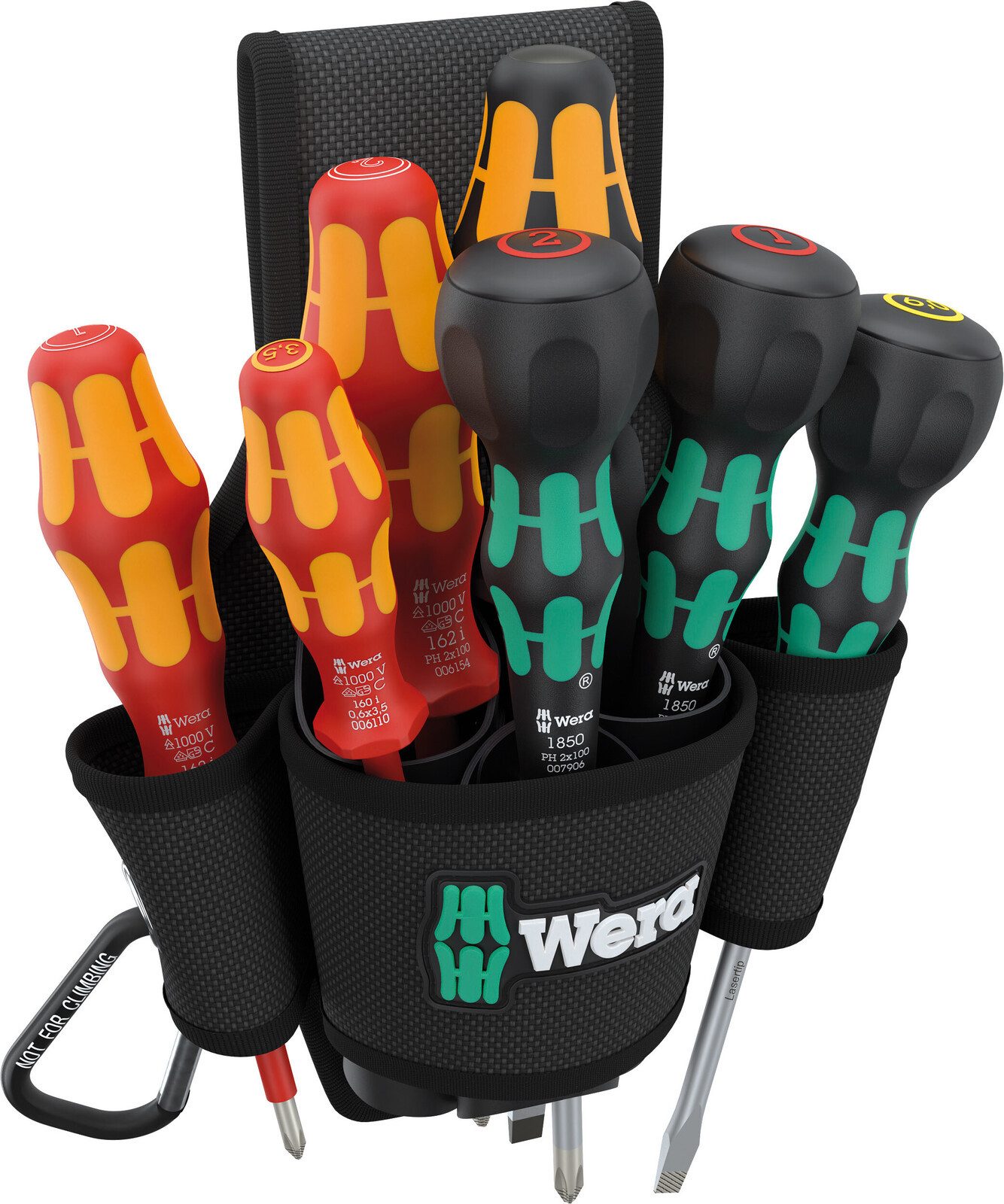 Schraubendreher Wera 9621 Gürteltasche Set 2 Schraubendreher Satz 8-tlg.
