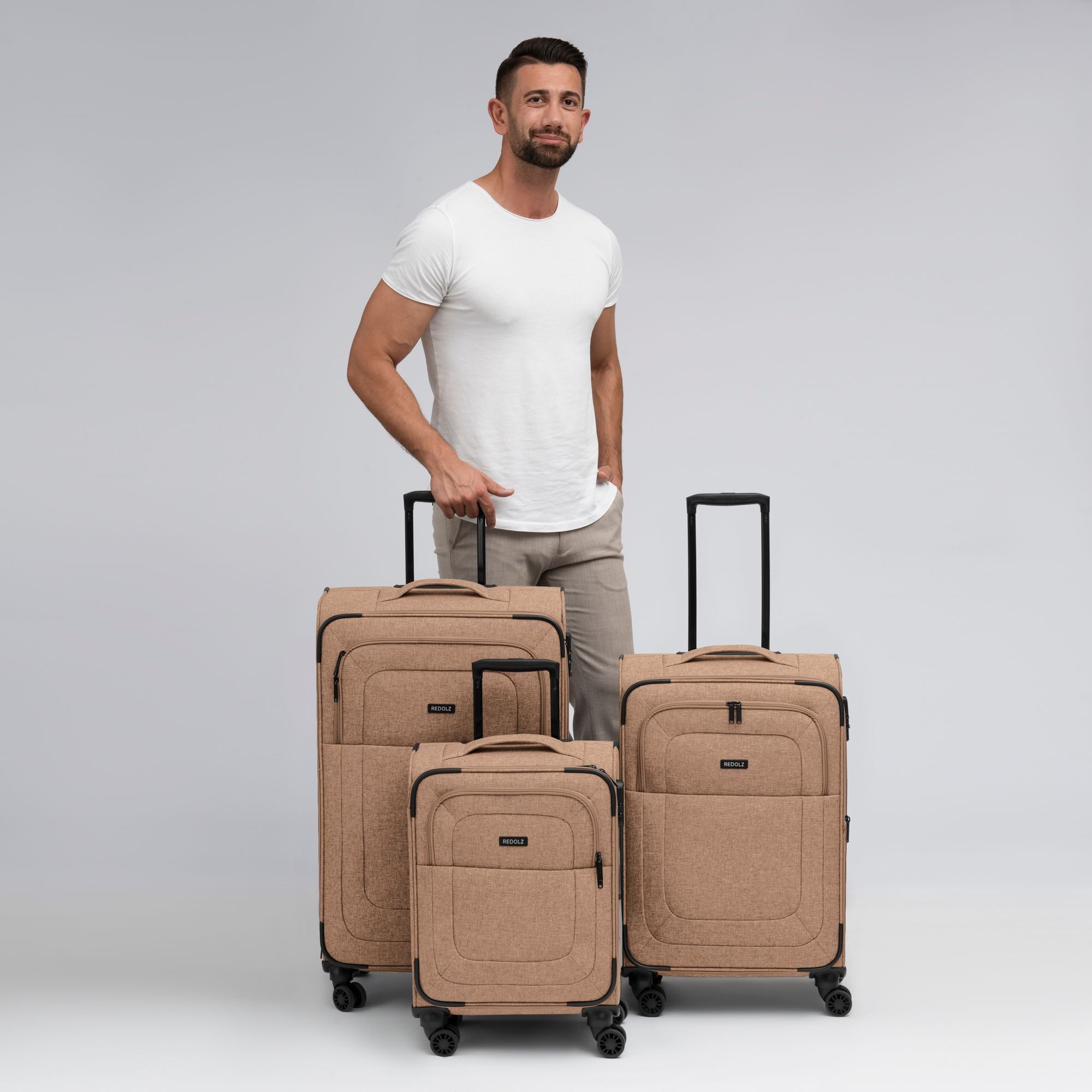 Redolz Trolleyset Essentials 12, 4 Rollen, (3-teilig, 3 tlg), Polyester günstig online kaufen