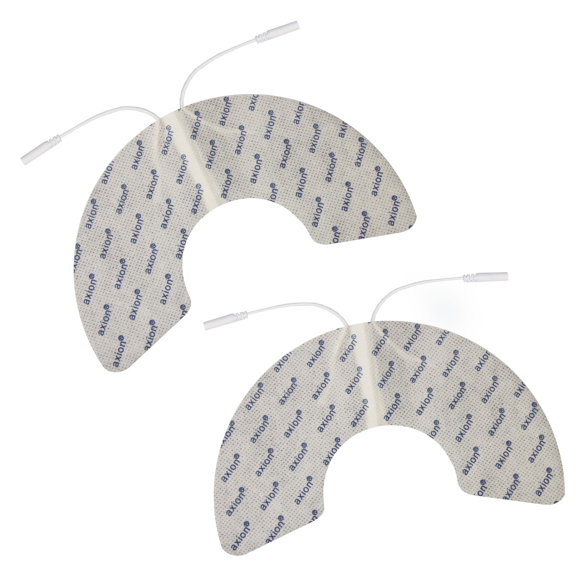 Axion Elektrodenpads passend zu Prorelax, Promed, axion - Schulterelektrode 18x11cm, 2 St.,2mm Steckanschluss, für TENS EMS Geräte