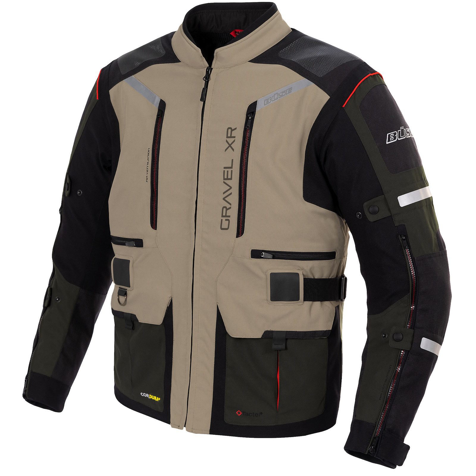 Büse Motorradjacke Büse Gravel XR Textiljacke Sand atmungsaktiv günstig online kaufen