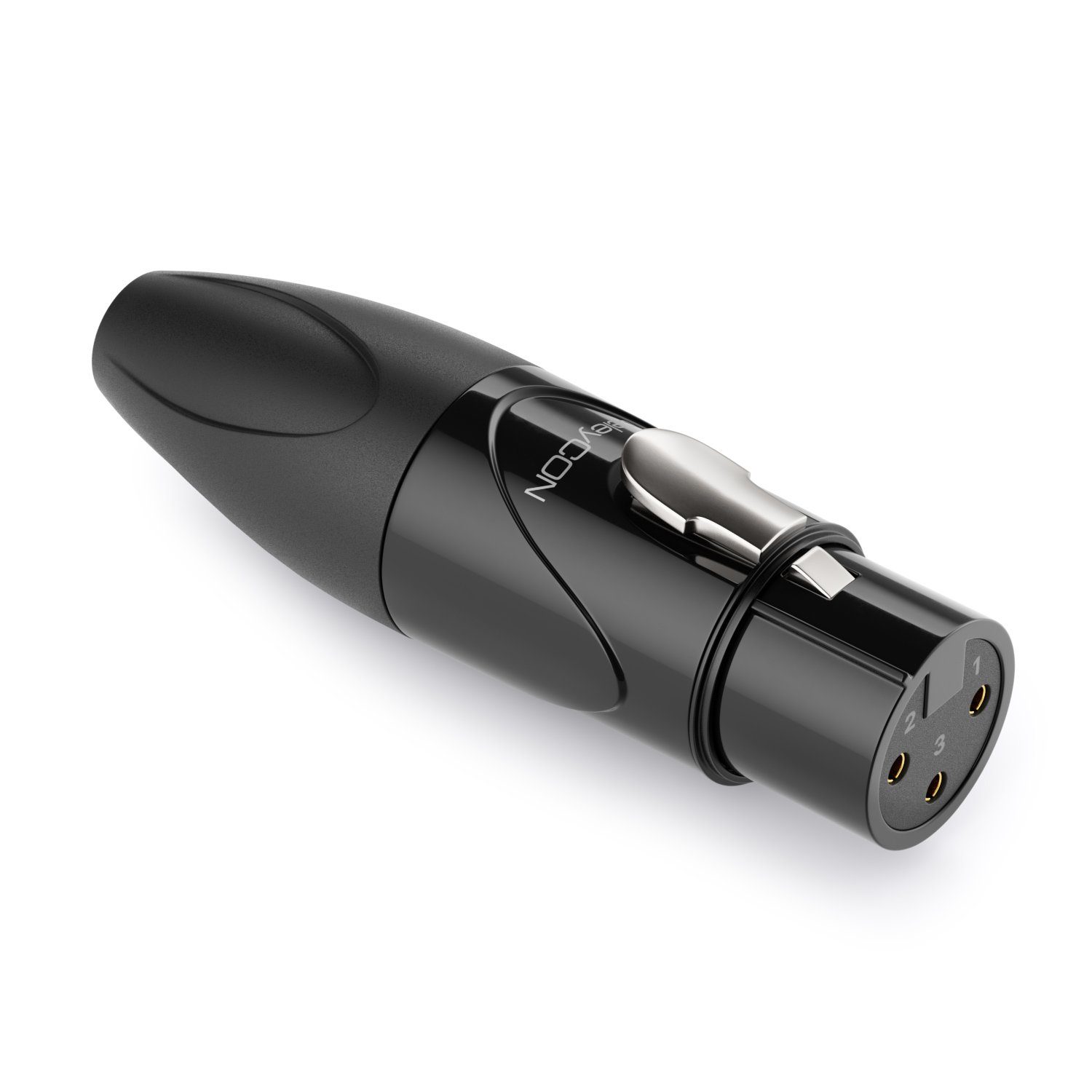 deleyCON 1x XLR Audio Adapter Konfektionierbar XLR Buchse auf XLR Audio-Kabel