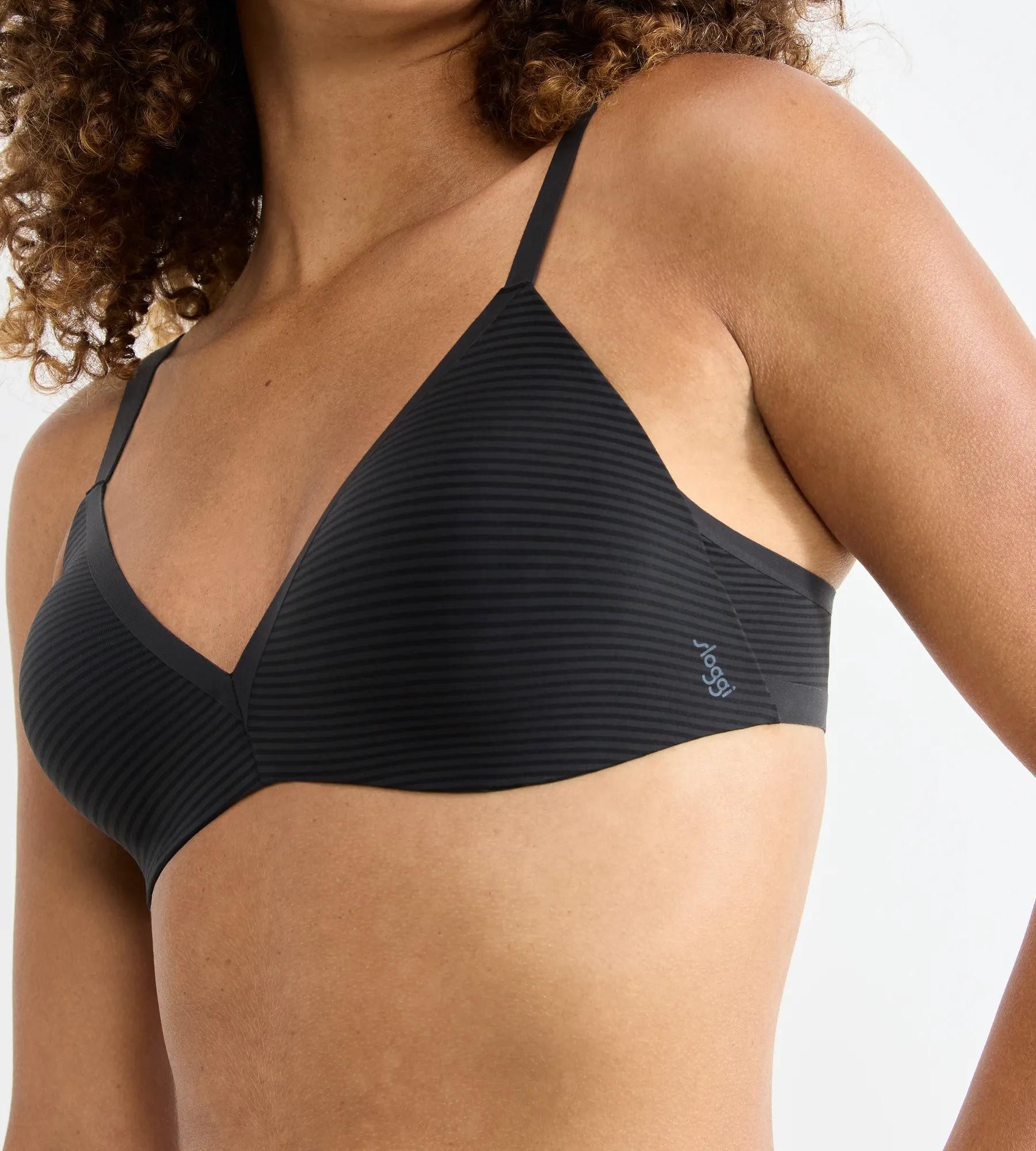 sloggi Push-up-BH ZERO Feel Air THE UP atmungskativ, semi-transparenter Look, fest integrierte Pads