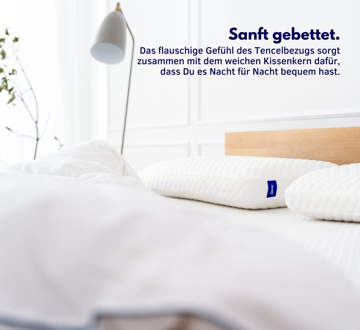 SLEEPI Nackenstützkissen Comfort, Füllung: Viscoschaum (Memory Foam), Seitenschläfer, Bauchschläfer, Rückenschläfer, Set, Optimale Druckentlastung & Nackenunter – Bild 5 von 5