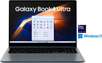 Samsung NP960X Galaxy Book4 Ultra 16'' Notebook (40,6 cm/16 Zoll, Intel Core Ultra 9, GeForce RTX, 1024 GB SSD, Intel Core Ultra 9 Prozessor, 32 GB + 1 TB)