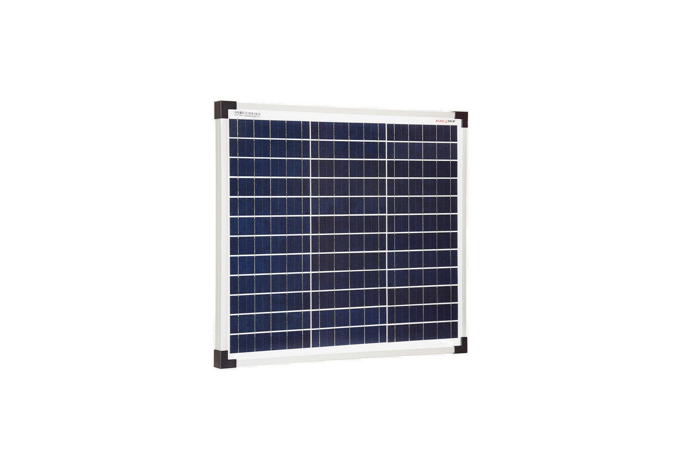 Thumbnail - enjoy solar Solarmodul Polykristallines Solarpanel Poly 12V/30W-160W, Polykristallin, Oberfläche aus gehärtetem ESG-Sola...