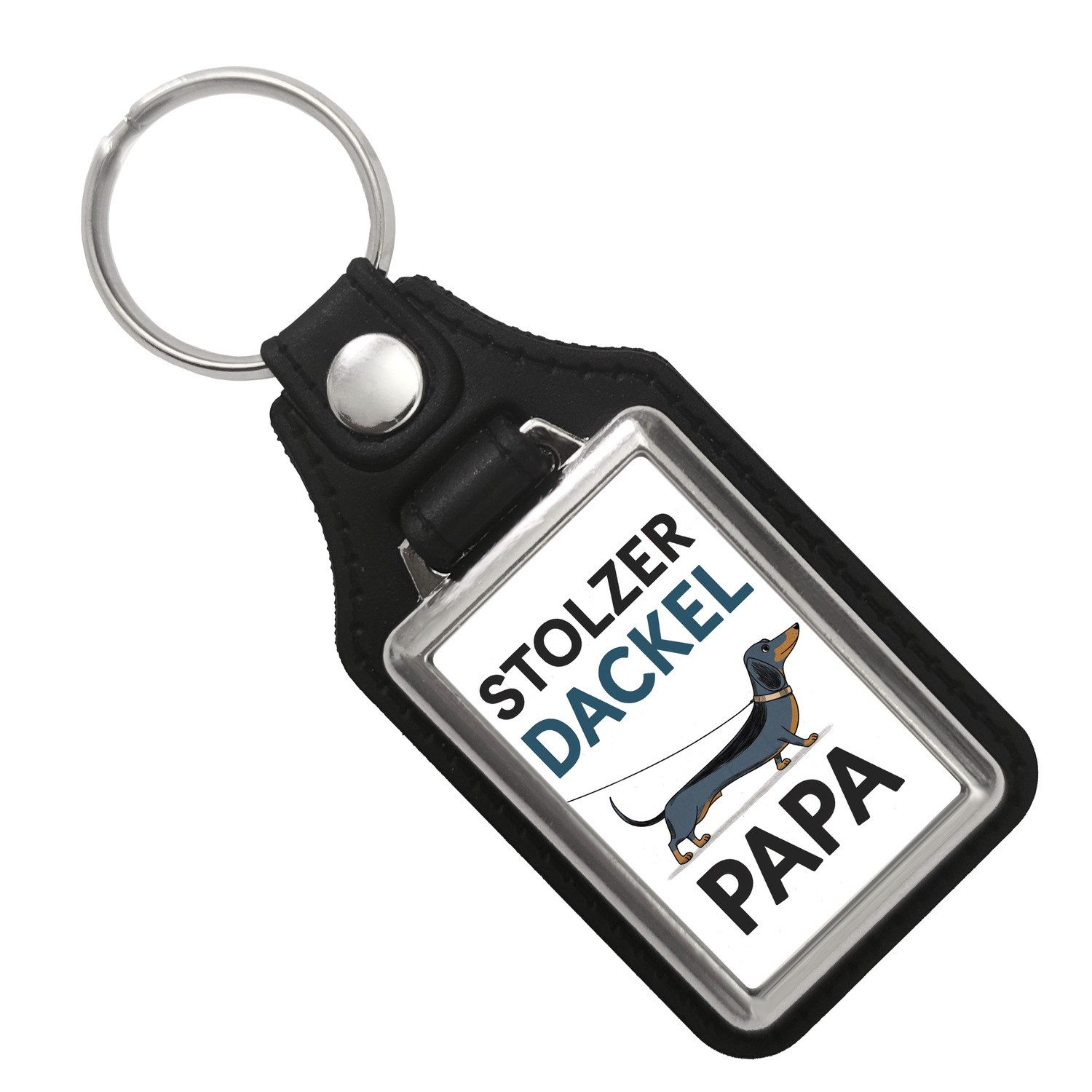 speecheese Schlüsselanhänger Stolzer Dackel Papa Schlüsselanhänger günstig online kaufen