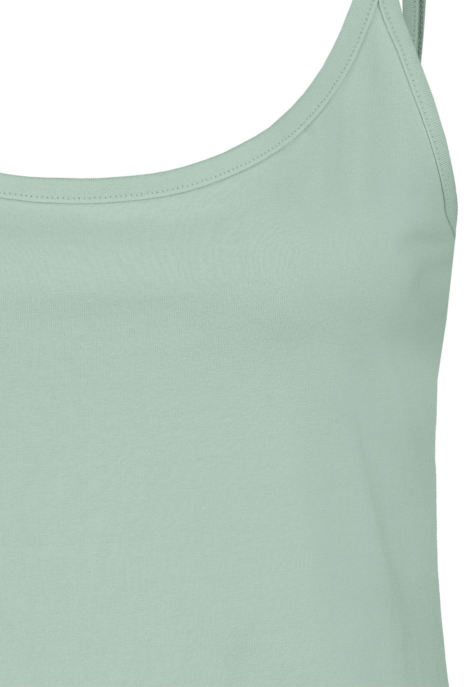 SUBLEVEL Shirttop Spaghettiträger-, einfarbig, Baumwolle, 4er-Pack (4-tlg) Strap-Top 4er-Pack
