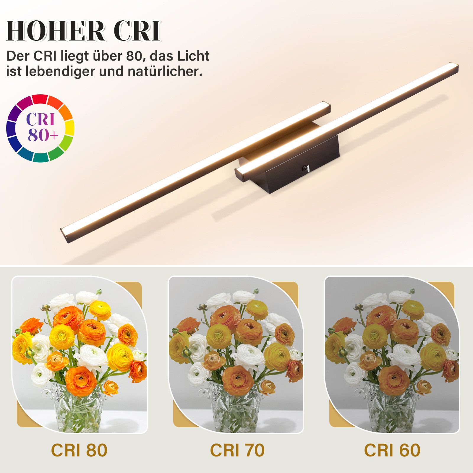 Nettlife LED Deckenleuchte Küche 12W 3000K Deckenlampe Warmweiß Modern Flur günstig online kaufen