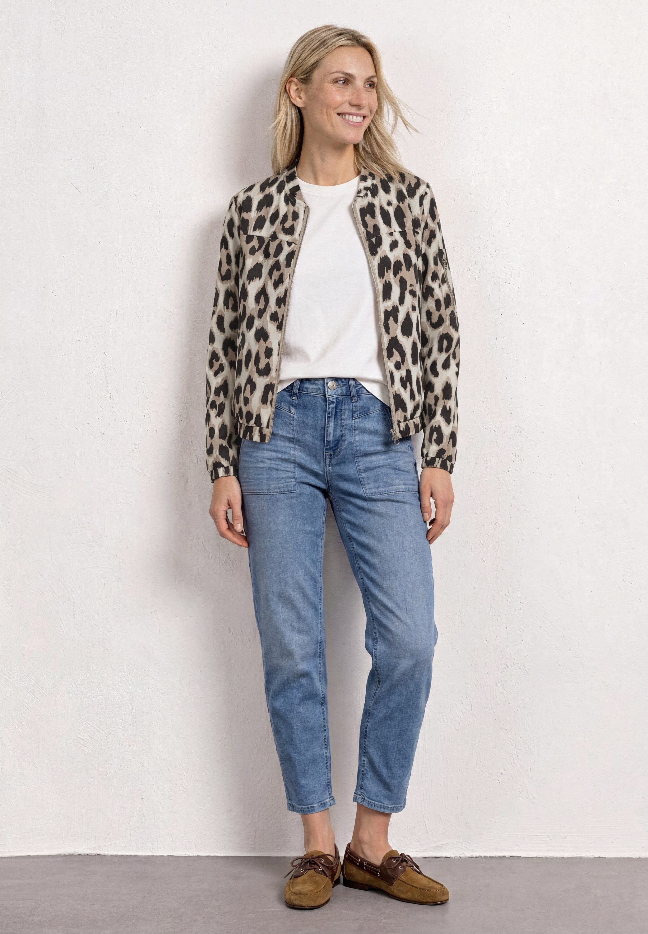 STREET ONE Blouson aus softem Materialmix