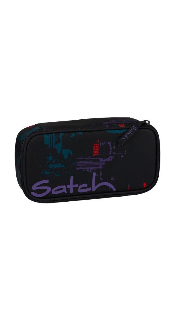 Satch Federmäppchen Schlamperbox, (2-tlg), inklusive Geodreieck und Stundenplan