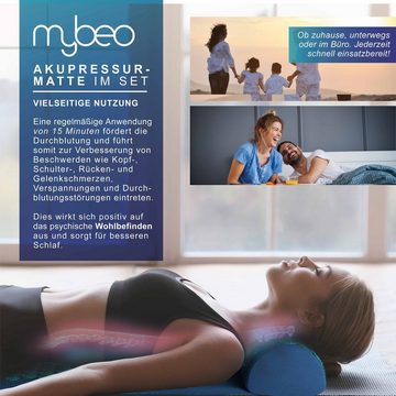 MyBeo Akupressurmatte (3-St), Matte, Kissen & Massageball, 68 x 42cm Faszienset