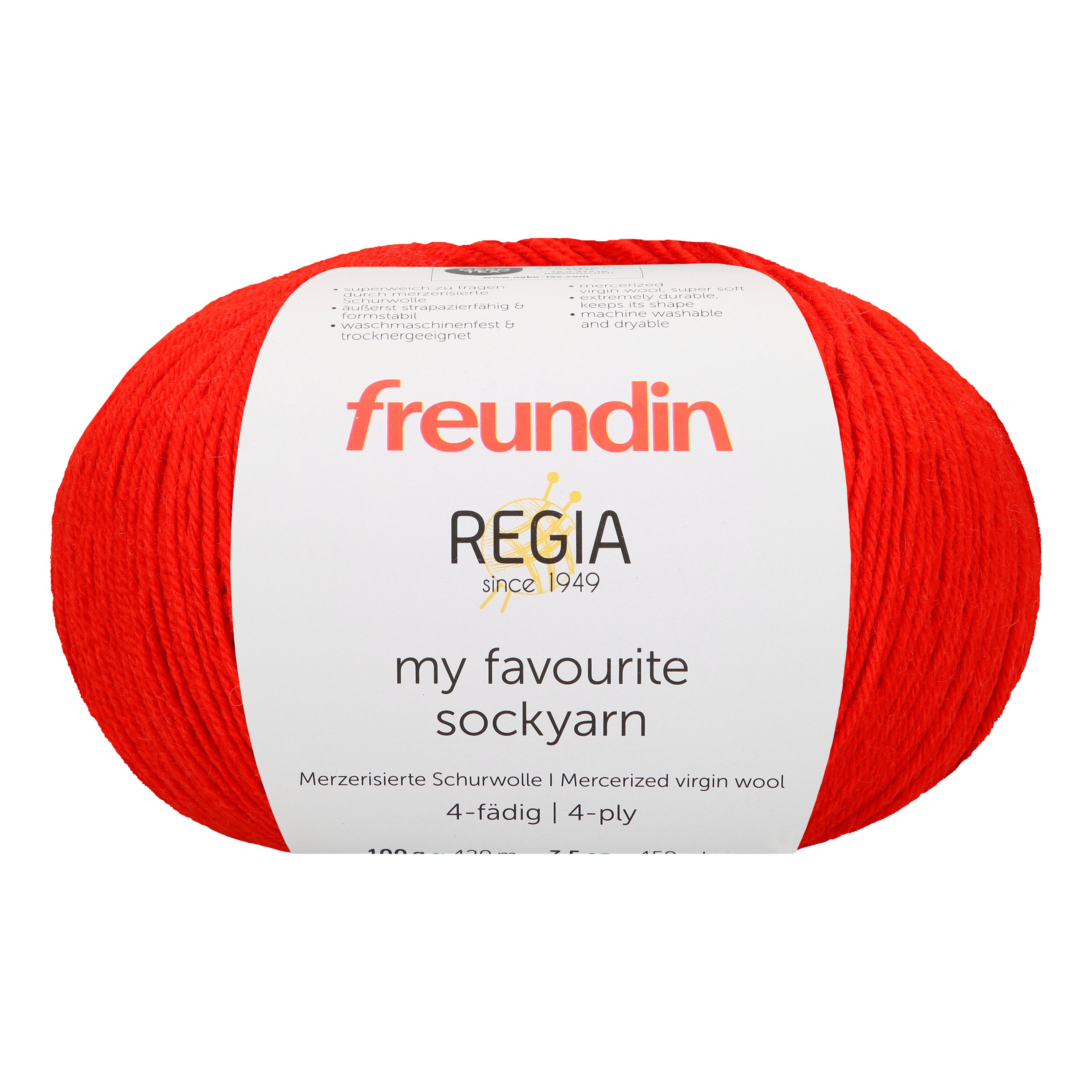 Regia Regia my favourite sockyarn Häkelwolle, 4-fädig 100 g