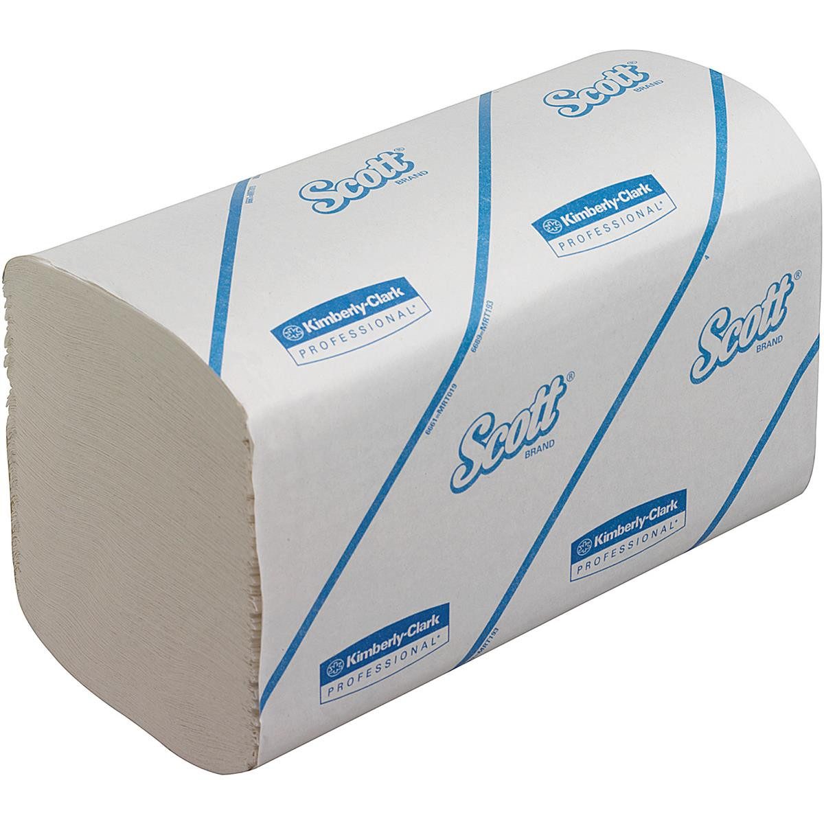 KIMBERLY-CLARK Papierhandtuch Scott Papierhandtuch 6659 Interfold 1lg. weiß 15x300Bl./Pack.