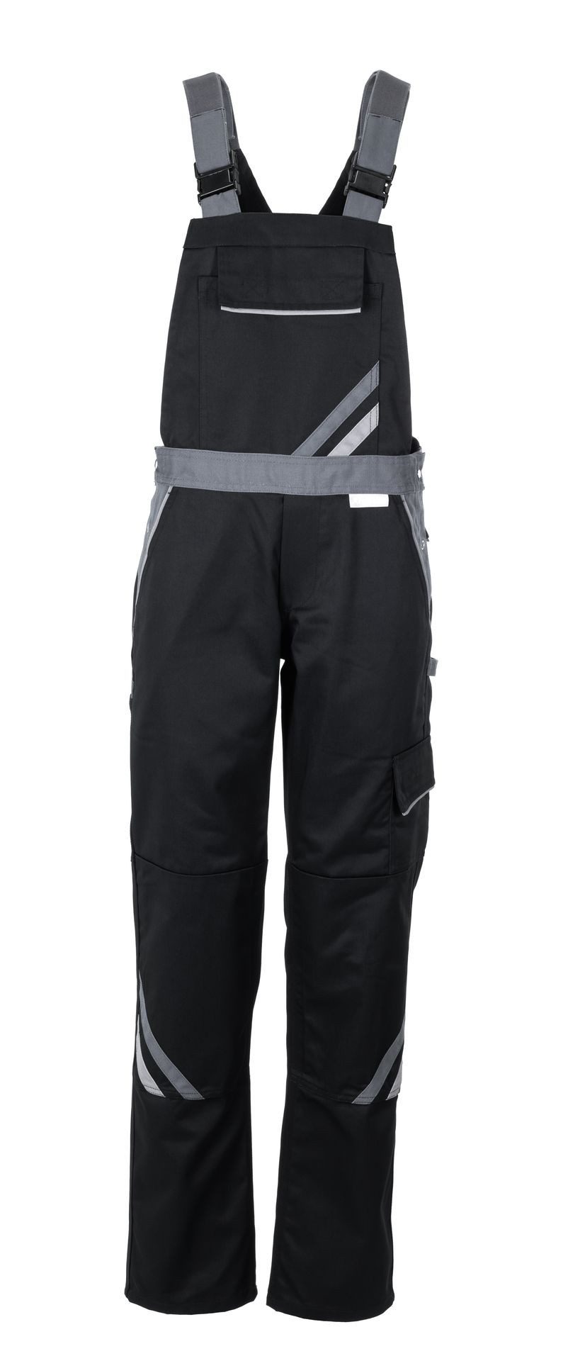 Planam Arbeitslatzhose PLANAM Damen Latzhose HIGHLINE Schwarz/Schiefer/Zink