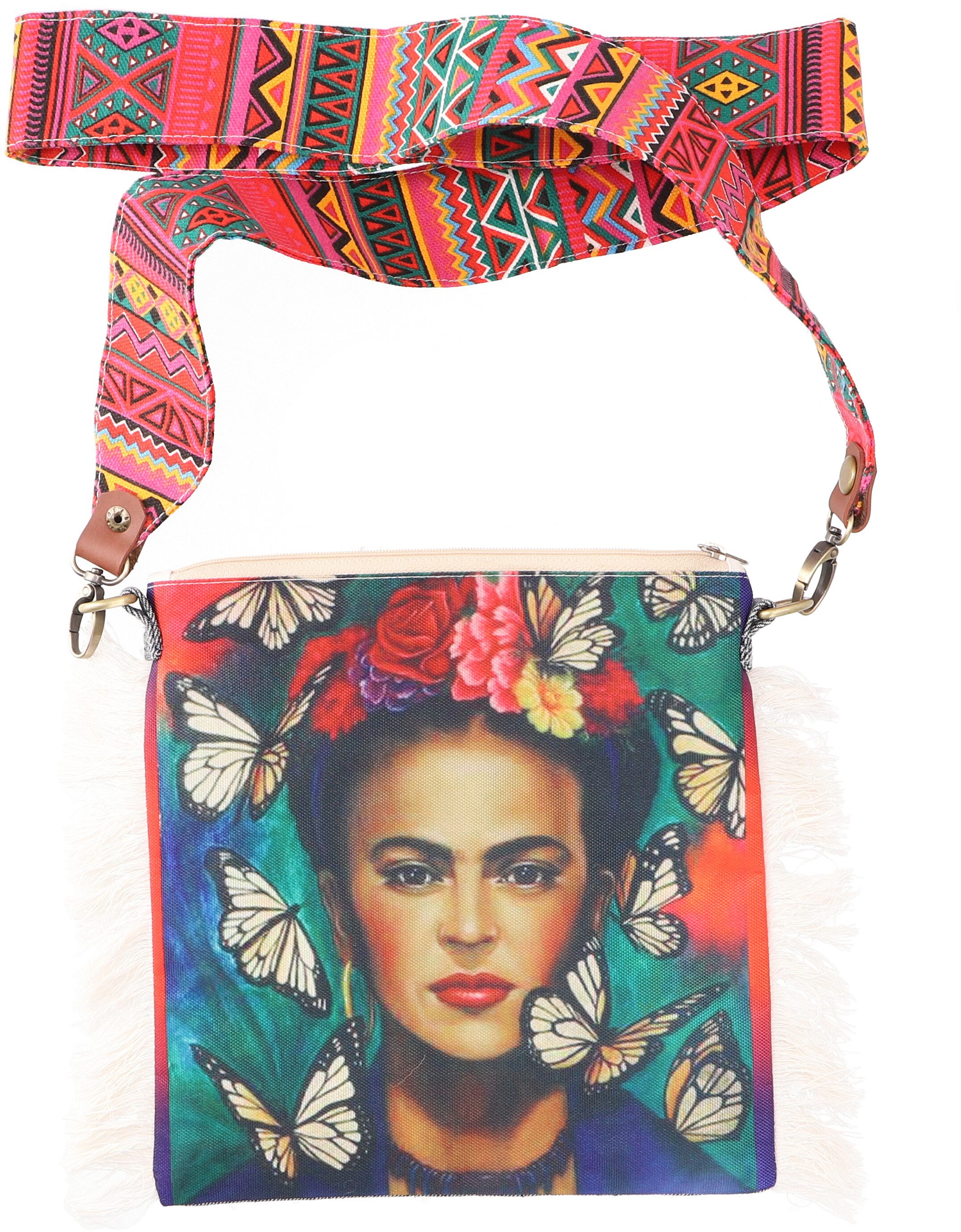 Guru-Shop Schultertasche Farbenfrohe Boho Schultertasche - günstig online kaufen