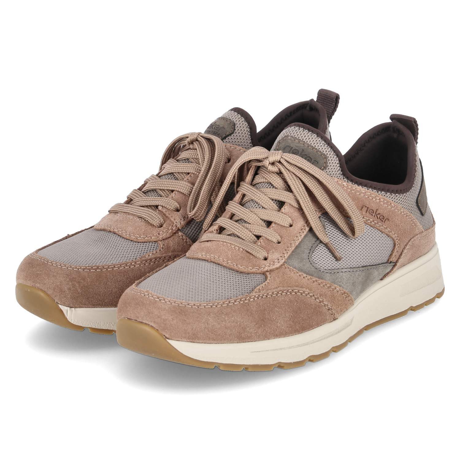 Rieker Rieker B0752-64 Herren Leder & Textil braun Schnürschuh