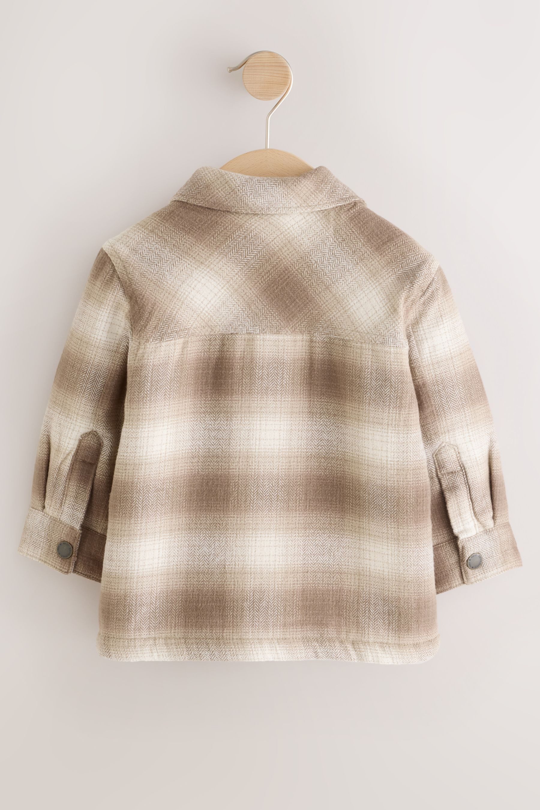 Next Hemdjacke Karierte Hemdjacke mit Teddyfellfutter günstig online kaufen