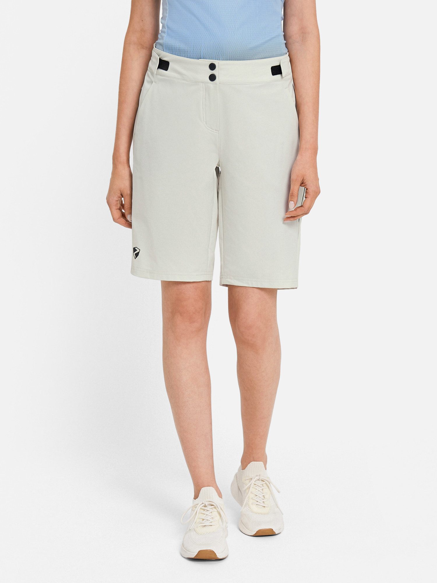 Ziener Radhose NILSA-Z elastisches Material, verstellbarter Bund, eingehängte Innenhose