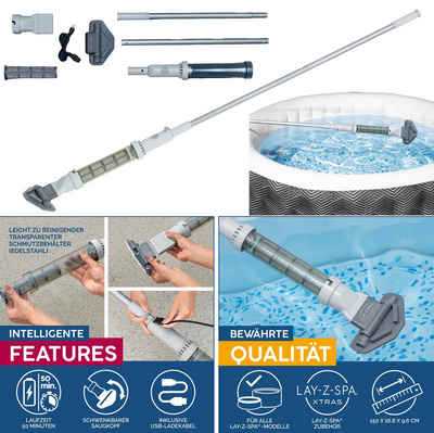 BESTWAY Poolbodensauger Bestway 60327 - LAY-Z-SPA akkubetriebener Pool- und Whirlpoolsauger