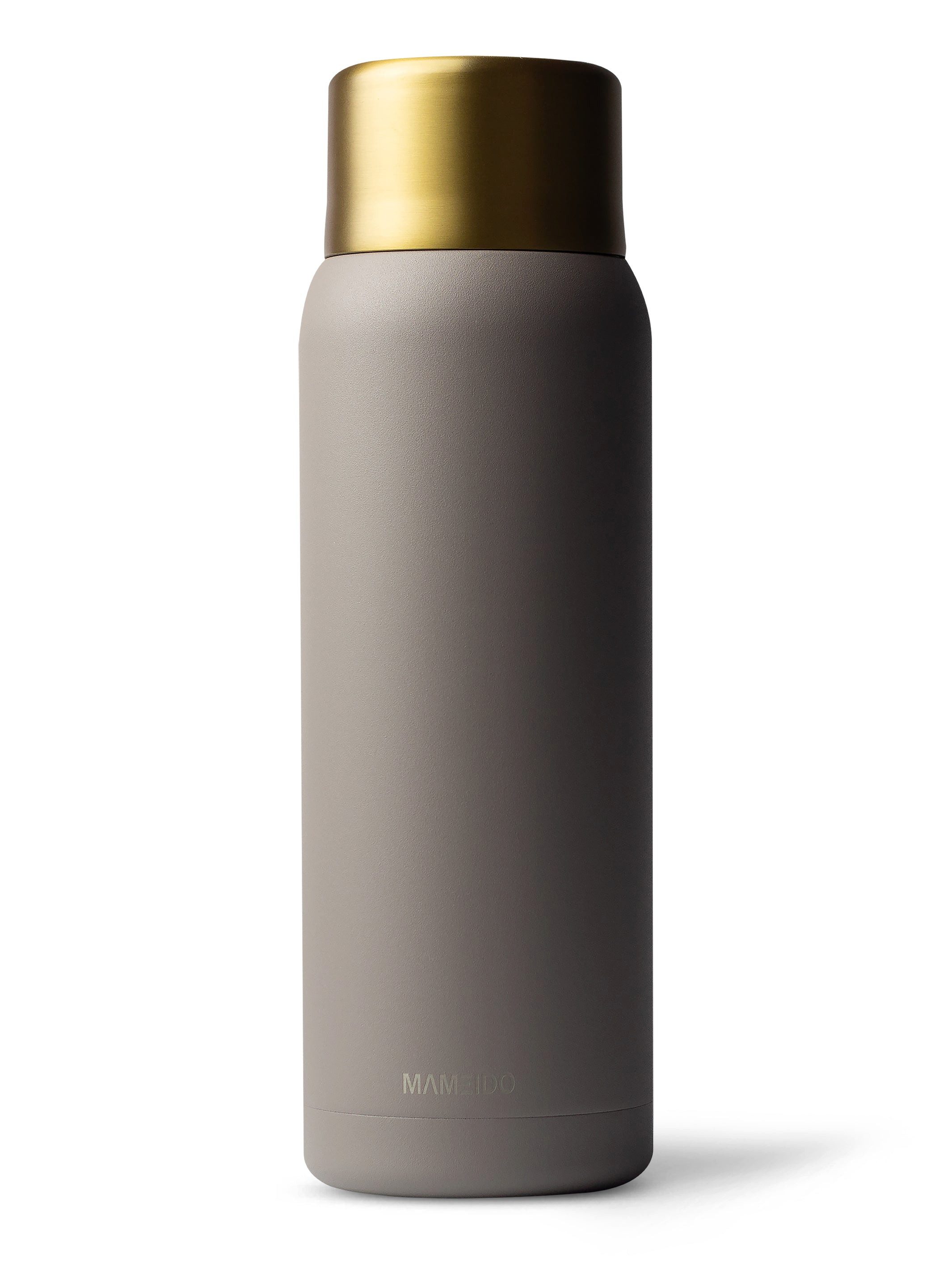 MAMEIDO Isolierflasche, auslaufsicher, BPA-frei mit Deckel und integriertem Becher in 1000 ml
