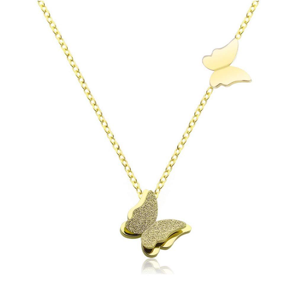 Kim Johanson Kette mit Anhänger Schmetterling, aus Edelstahl günstig online kaufen