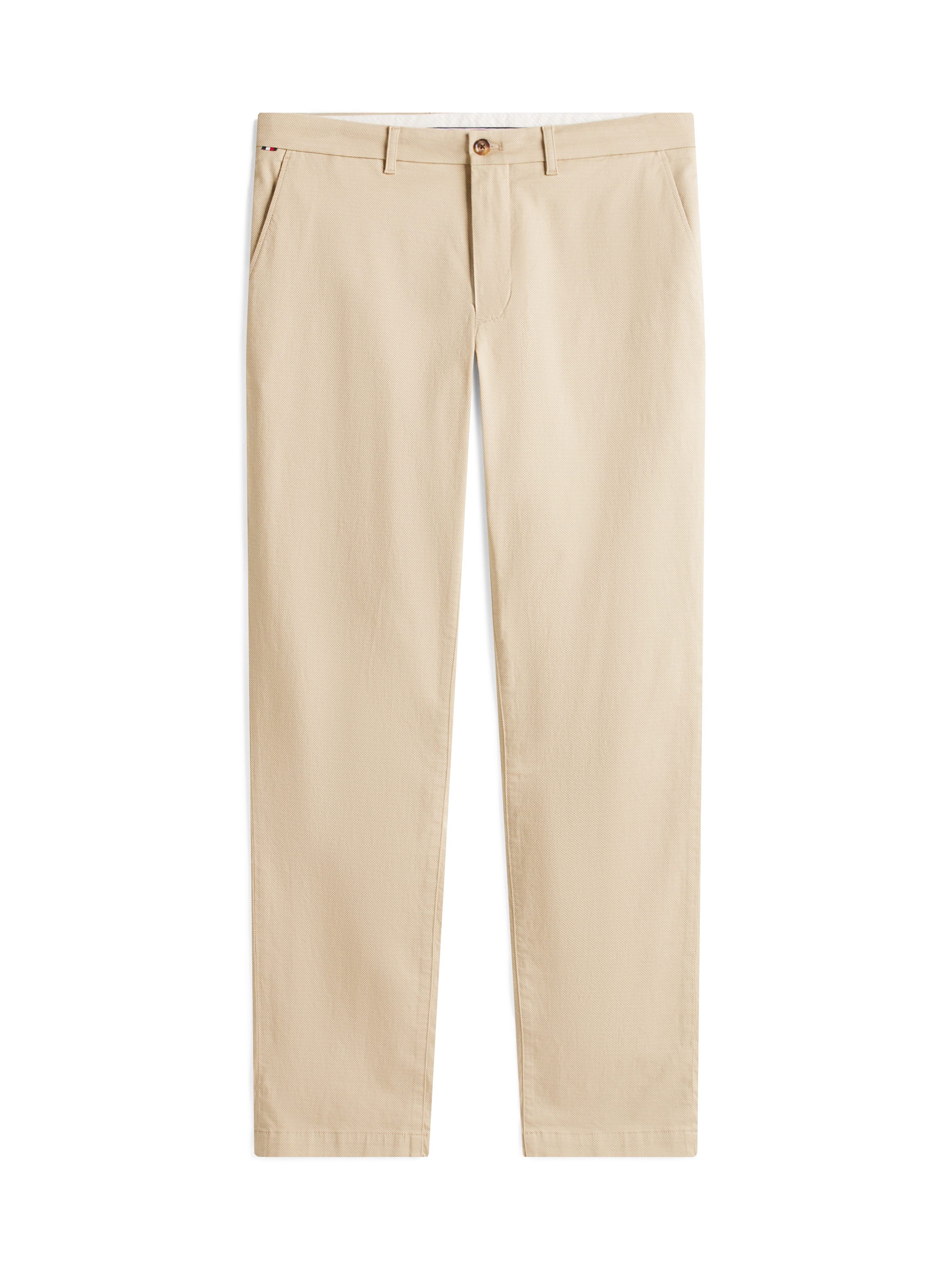 Tommy Hilfiger Chinohose DENTON PRINTED STRU Straight Leg Fit, Baumwollstretch mit Struktur