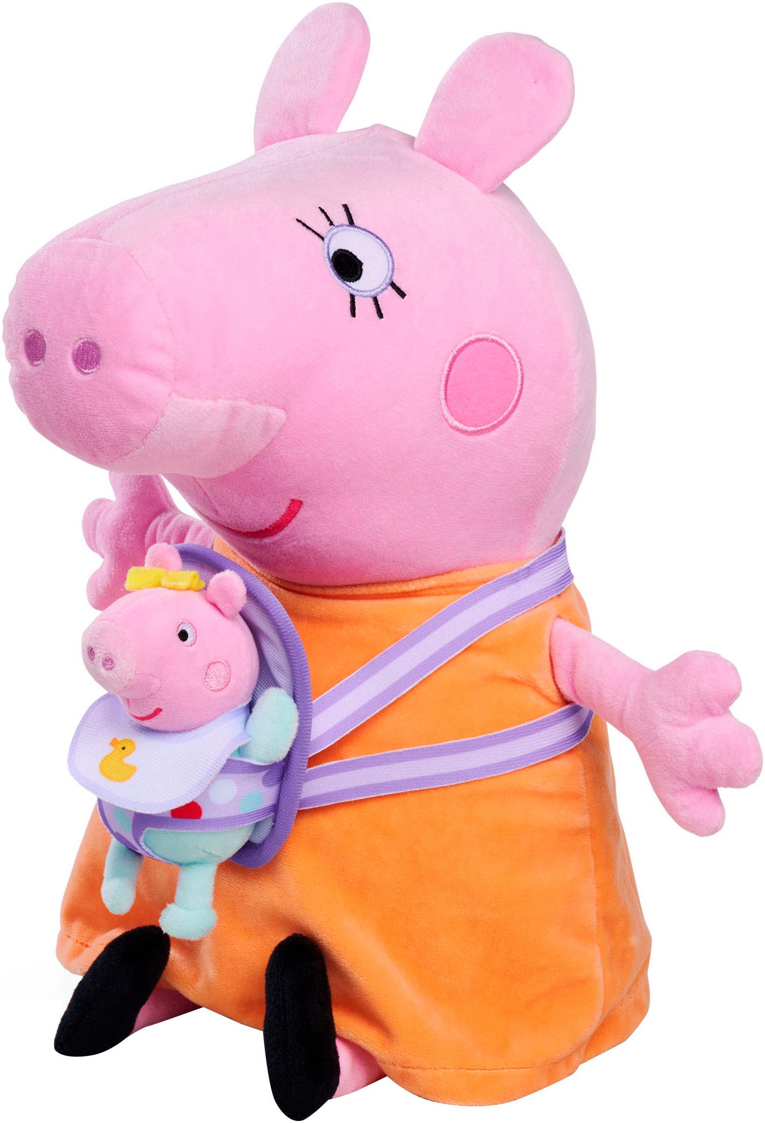 SIMBA Plüschfigur Peppa Pig - Mama Wutz mit Evie, 33 cm