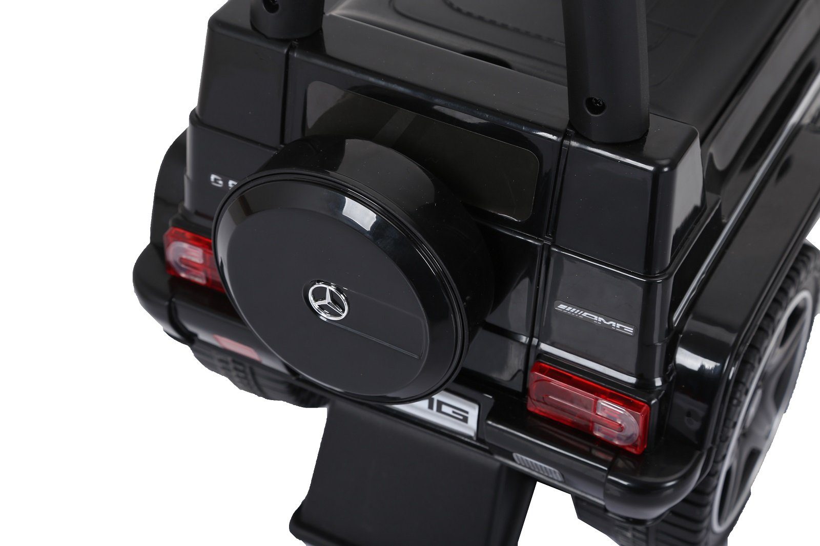 ZELLERFELD Spielzeug-Auto Rutsch-Auto Kinderauto Bobby Car Mercedes Benz G  63 AMG Rutscher Baby Kinder USB-Anschluss mit MP3-Unterstützung schwarz
