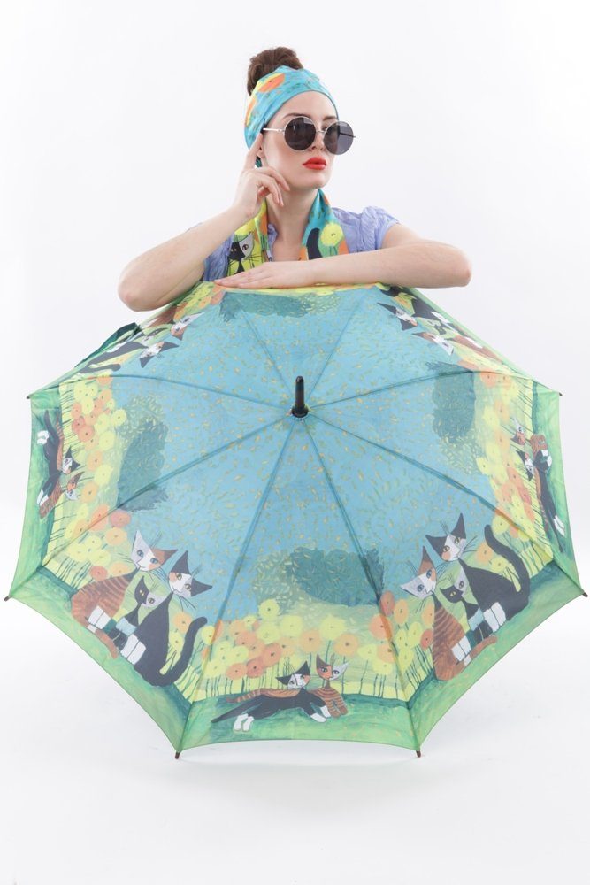 Damen Regenschirme von Lilienfeld Stockregenschirm VON LILIENFELD Regenschirm Rosina Wachtmeister: All Together Auf-Automatik Da