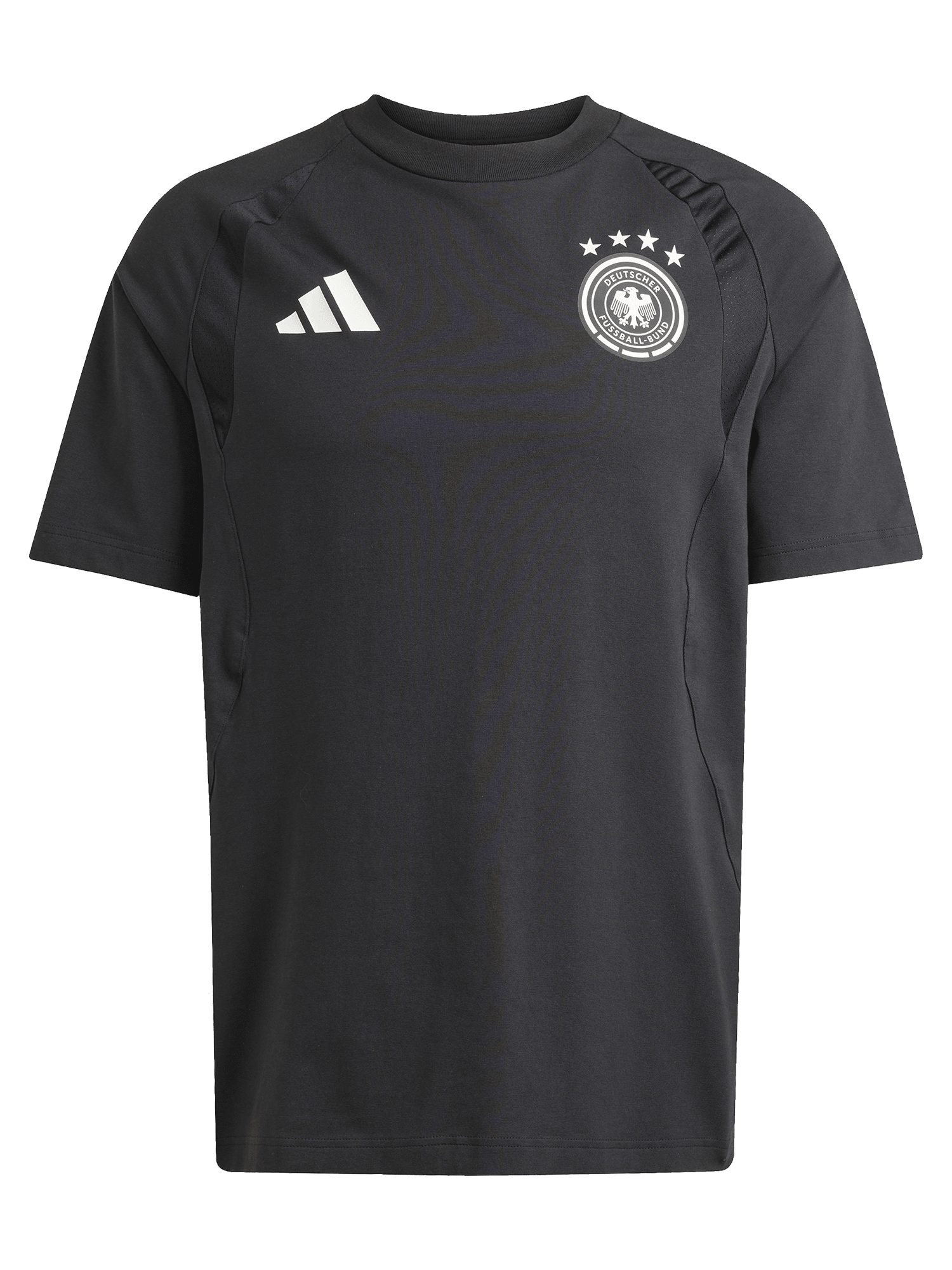 adidas Performance T-Shirt FC Bayern München, T-Shirt Tiro Travel DFB, Unisex, Schwarz