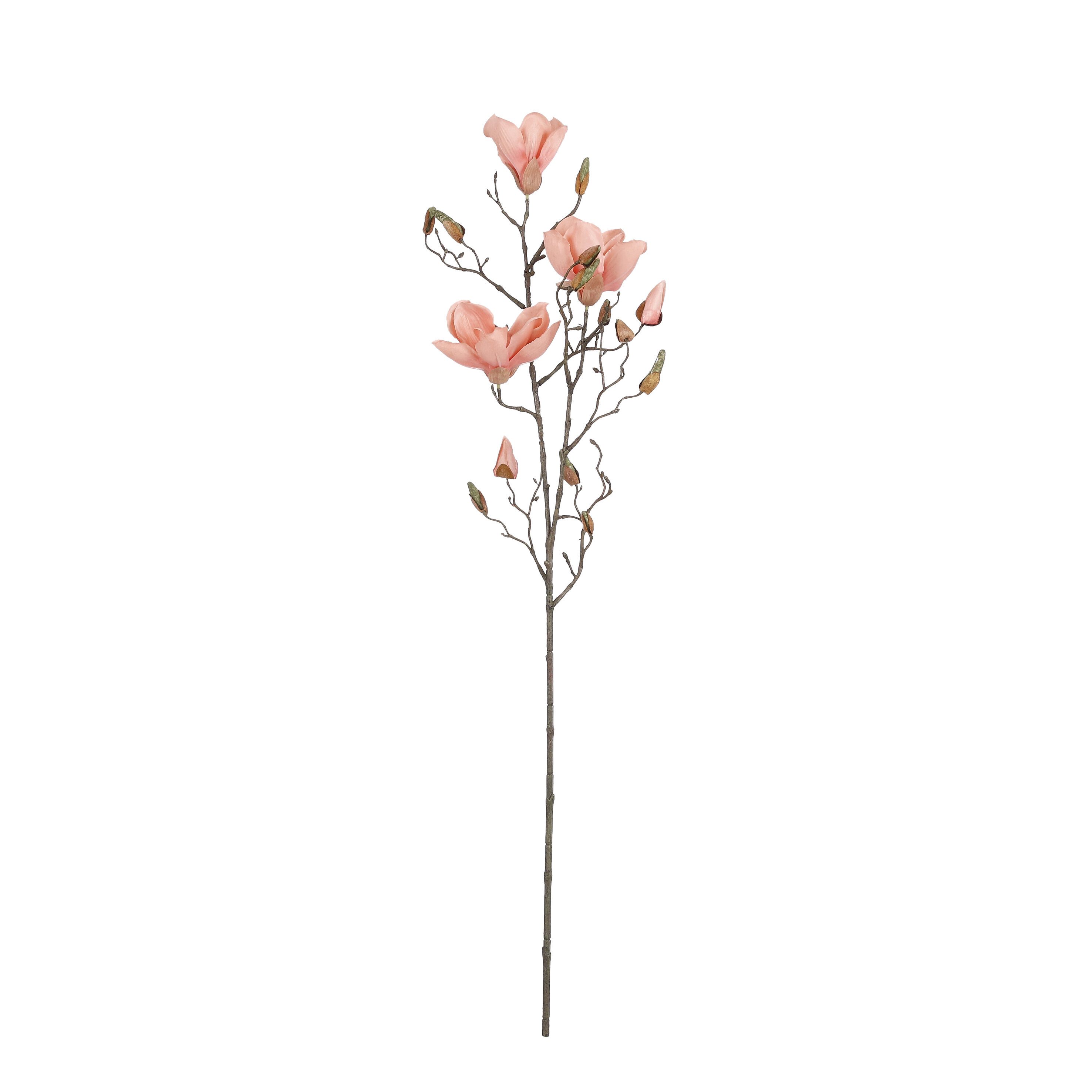 Kunstblume Mica Decorations Magnolia pfirsich - l88cm, Mica Decorations, Höhe 7 cm