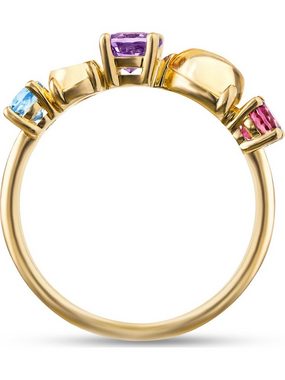 CHRIST Goldring CHRIST Damen-Damenring 375er Gelbgold 1 Citrin