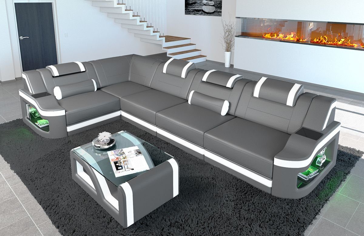 Sofa Dreams Ecksofa Ledersofa Padua L günstig online kaufen