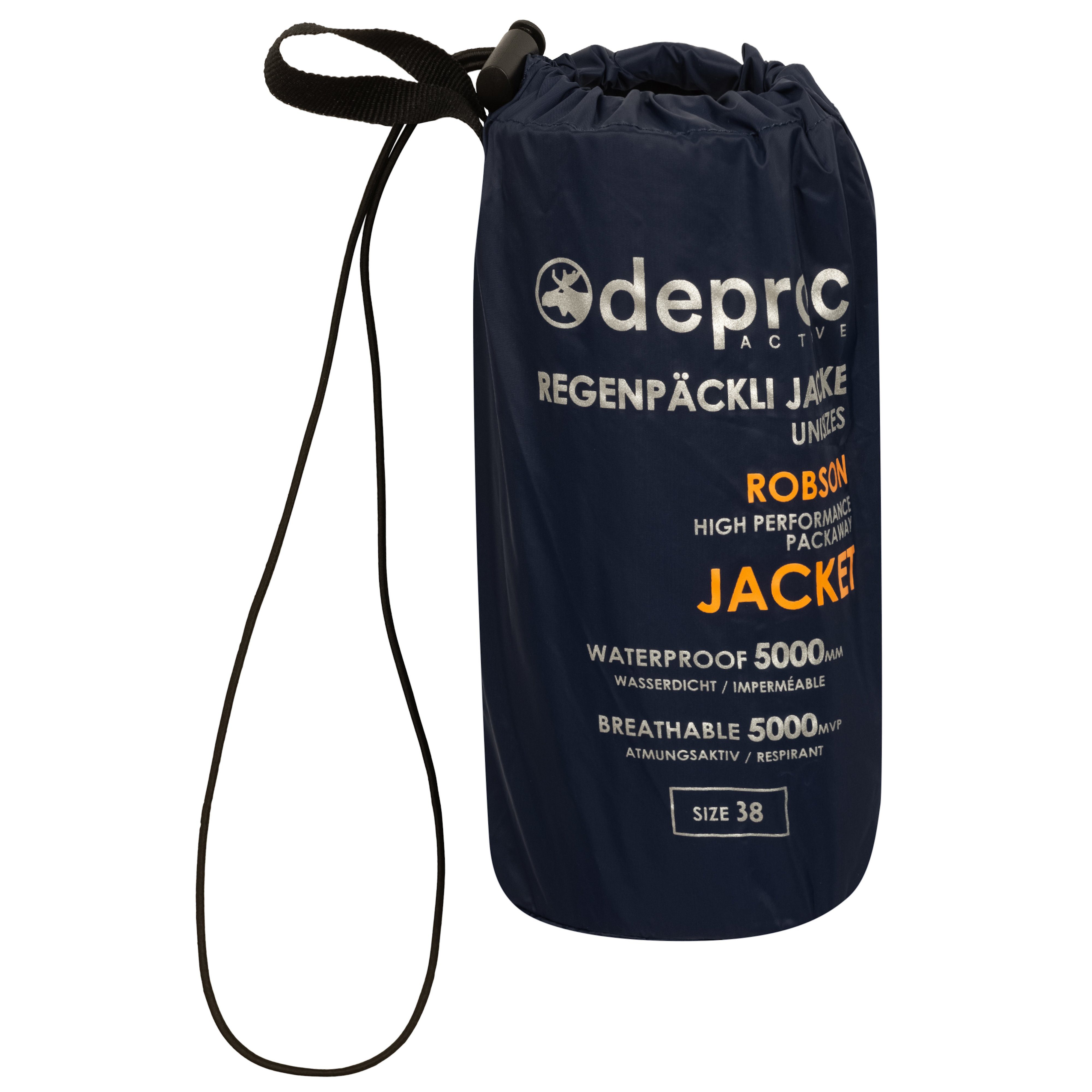 DEPROC Active Regenmantel LYNN WOMEN CS dark Größen erhältlich auch II Großen in navy