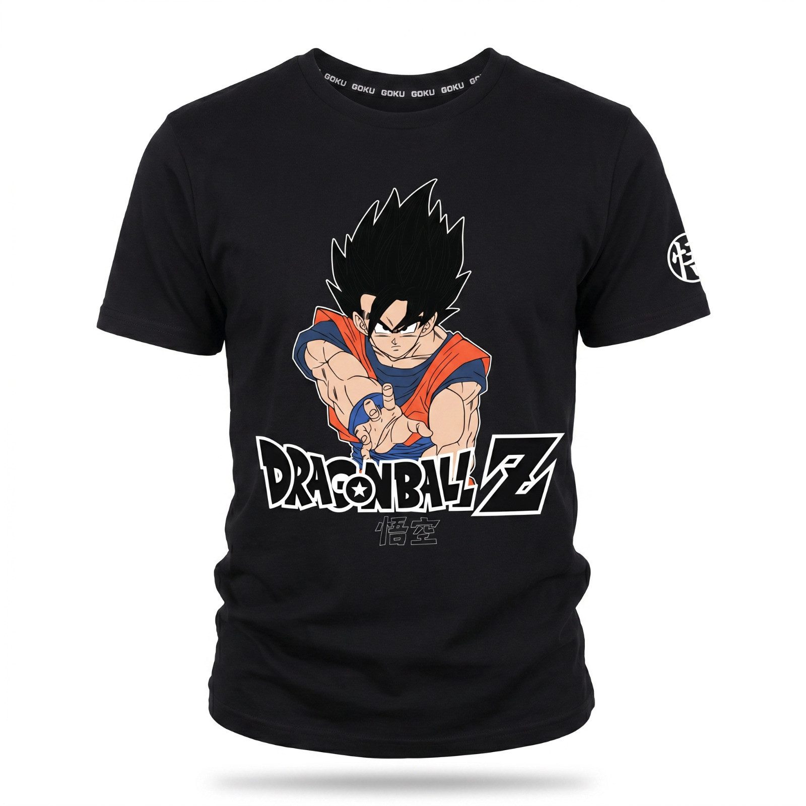 Dragon Ball Print-Shirt Dragon Ball Z Goku Herren kurzarm Shirt T-Shirt 100% Baumwolle M-XXL (1-tlg)